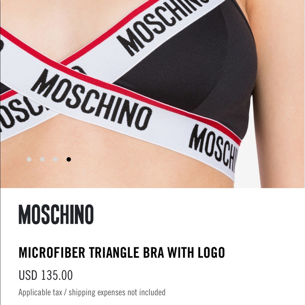 Moschino Bra NO LOWBALLS PLEASE